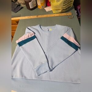 Ladies XXL  Exercision Sweatshirt Light Blue